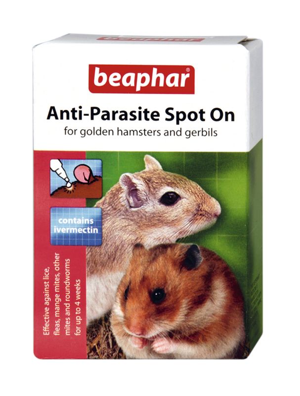Beaphar Anti-Parasite Spot On For Hamsters 2 Pipettes